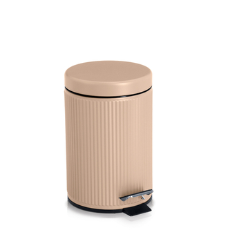 Zeller Kovový koupelnový koš BRASS TONE, 3 l, béžový