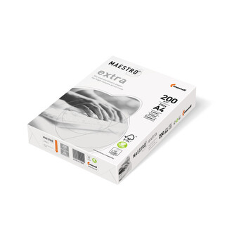 Papier ksero biały A4 200g/m2 250 ark. Maestro Triotec Extra