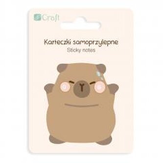 Karteczki samoprzylepne Kapibara Happy 6,2x6cm