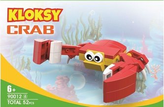 Klocki Kloksy Zwierzęta krab 52 elementy