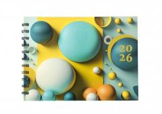 Terminarz notes 2026 tygod. A5 na spirali MIX