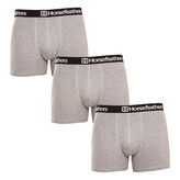 3PACK pánské boxerky Horsefeathers Dynasty heather gray (AM067C) XL
