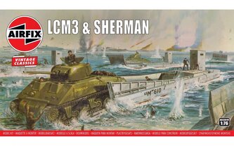 Classic Kit VINTAGE military A03301V - LCM3 & Sherman Tank (1:76)
