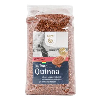 Gepa Bio červená quinoa z Bolívie, 500 g