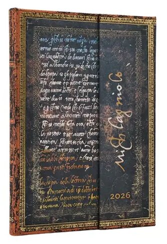 Diář 2026 Michelangelo, Handwriting