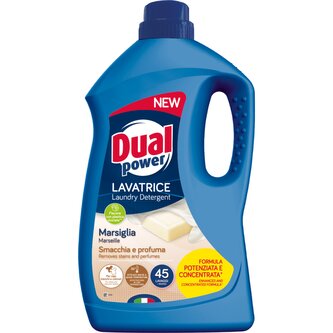 Dual power prací gel koncentrát Marsiglia 45PD 1,8 L