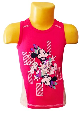 Dívčí elastické tílko MINNIE, růžová, velikost: 98