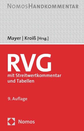 Rechtsanwaltsvergütungsgesetz: RVG