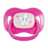 CANPOL 22/410_pin_new Smoczek uspokajający silikon 0-6m okrągły Love&sea;