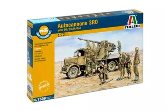 Fast Assembly military 7508 - Autocannon Ro3 with 90/53 AA gun (1:72)
