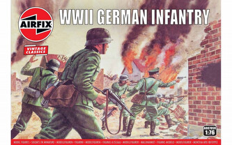 Classic Kit VINTAGE figurky A00705V - WWII German Infantry (1:76)