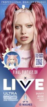 Schwarzkopf LIVE  barva na vlasy Ultra Brights Kouřově růžová 025