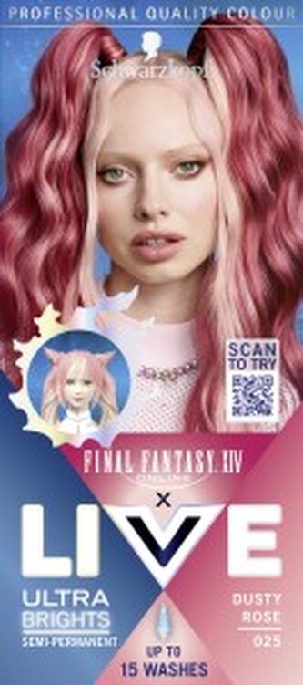 Schwarzkopf LIVE  barva na vlasy Ultra Brights Kouřově růžová 025