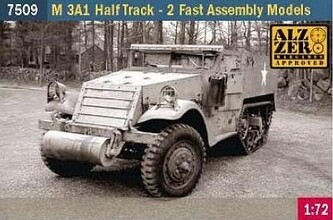 Fast Assembly military 7509 - M3A1 HALF TRACK (1:72)