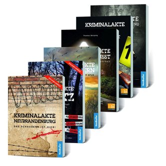 Buchset \"Kriminalakte\". 6 Bände