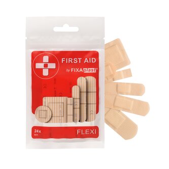 FIRST AID by FIXAplast® FLEXI \nMIX, 24 ks