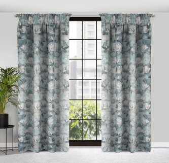 Zatemňovací vzorovaný závěs s řasící páskou TAMARA 140x270 cm (cena za 1 kus) MyBestHome