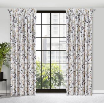 Zatemňovací vzorovaný závěs s řasící páskou ZORKA 140x270 cm (cena za 1 kus) MyBestHome