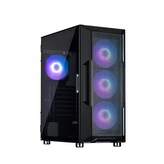 ZALMAN case I3 NEO, Mid Tower, ATX, 2xUSB 3.0, 1xUSB 2.0, 4x 120mm ARGB Fan, černá