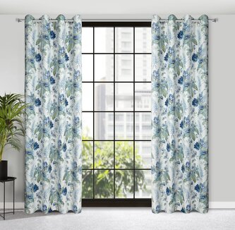 Zatemňovací vzorovaný závěs s kroužky ALICE 140x250 cm (cena za 1 kus) MyBestHome