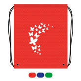 Sáček na přezůvky s potiskem - motýl