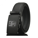 Opasek kožený Striker Morava nastavitelný 3,5 cm - černý, 130