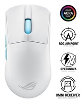 Asus myš ROG Harpe Ace Aim Lab Edition, Bluetooth, bílá Asus myš ROG Harpe Ace Aim Lab Edition, Bluetooth, bílá