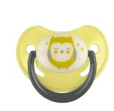 CANPOL 22/501_gre new Smoczek uspokajający silikonowy 6-18m anatomiczny NIGHT DREAMS zielony