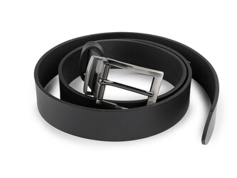 Pánský kožený pásek z buvolí kůže šíře 3,5 cm hladký - 1 ks - 2 černá