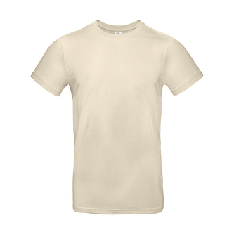Triko pánské B&C E190 T-Shirt - krémové, L
