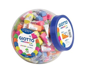 Mini gumka do mazania Fluo (120szt) GIOTTO