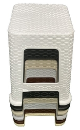taburetka 1stup. 38x38,v.46cm RATAN, nos.100kg, plast