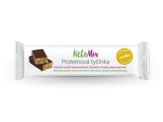 KetoMix Proteinová tyčinka s příchutí vanilky 40 g