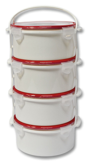 jídlonosič 4D (4x1,5l) HERMETIK, plast