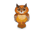 Nažehlovačka sova - 1 ks - 1 oranžová