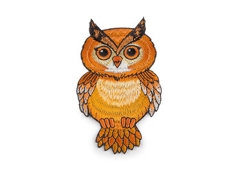 Nažehlovačka sova - 1 ks - 1 oranžová
