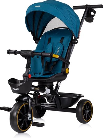 CHIPOLINO Tříkolka se stříškou Max Sport 2v1 Oasis