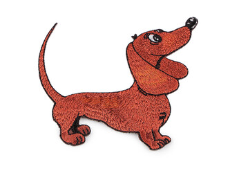 Nažehlovačka jezevčík - 1 ks - 2 rezavá stř.