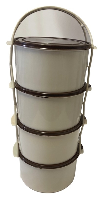 jídlonosič 4D (4x2,0l) NEBALENÝ, plast