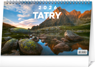 NOTIQUE Stolový kalendár Tatry 2026, 23,1 x 14,5 cm