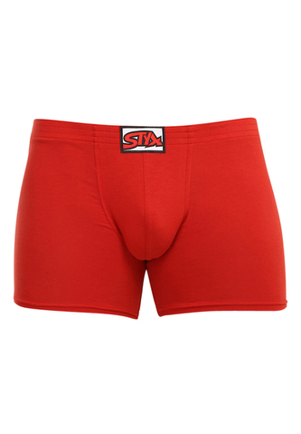Pánské boxerky Styx long klasická guma červené (F1064) XL