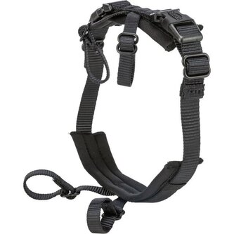 Protipanický adaptér STAY na postroj, černá - M-L: 46-72 cm/ 20 mm