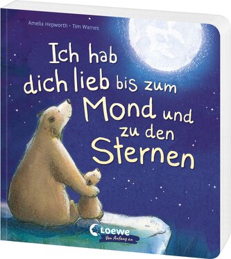 Ich hab dich lieb bis zum Mond und zu den Sternen