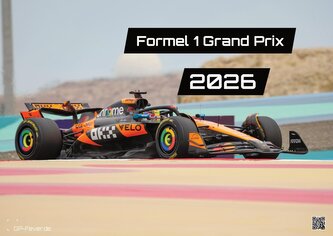 Formel 1 - Grand Prix - 2026 - F1 Kalender DIN A3