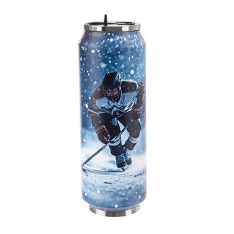 Termoska-plechovka nerez 0,7 l hokej