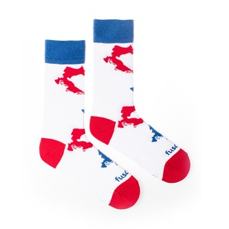Ponožky Mapa Chorvatska Vícebarevné M (39-42)