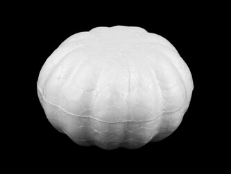 Dýně Ø5,5 cm polystyren - 20 ks - 2 bílá