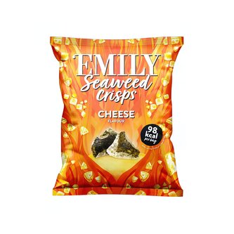 Křupky z mořských řas s příchutí sýru vegan 18 g   EMILY