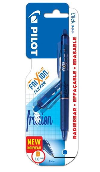 Pióro kulk. FriXion Clicker niebieski 1.0 PILOT