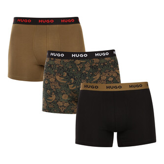3PACK pánské boxerky HUGO vícebarevné (50532559 979) L
